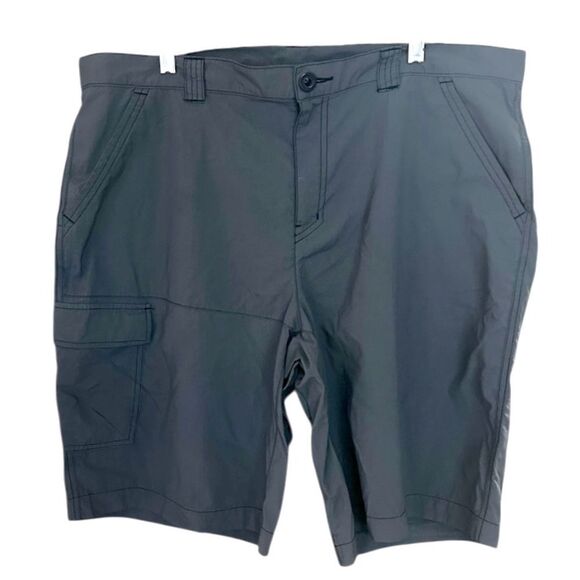 Columbia Men's Omni Shade Gray Cargo Shorts. Size 40 Waist, 11 Length - Picture 2 of 6